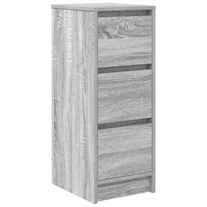 vidaXL Sideboard Grau Sonoma 29,5x34x76 cm Holzwerkstoff