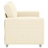 vidaXL Zweisitzer-Sofa Creme 160x77x82 cm Cordstoff
