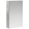 vidaXL Badezimmerspiegelschrank Beton Grau 30 x 10,5 x 50 cm