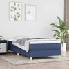 vidaXL Boxspringbettgestell Blau 80x200 cm Stoff