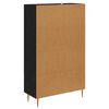 vidaXL Highboard Schwarz Eichen-Optik 69,5 x 31 x 115 cm