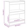vidaXL B&uuml;cherregal Altholz 60 x 30 x 72 cm Holzwerkstoff