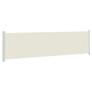 vidaXL Seitenmarkise Ausziehbar 614x160 cm Creme