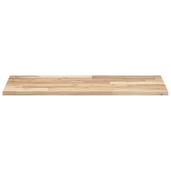 vidaXL Schweberegal 100x40x2 cm Massivholz Akazie Unbehandelt