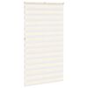 vidaXL Doppelrollo Marmorbeige 120x230cm Stoffbreite 115,9 cm Polyester
