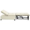 vidaXL Schlafsofa Creme 194 x 67 x 82 cm Samt