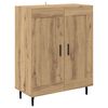 vidaXL Sideboard Artisan-Eiche 69,5 x 34 x 90 cm Verbundholz und Eisen