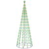 vidaXL LED-Weihnachtsbaum Kegelform Mehrfarbig 732 LEDs 160x500 cm
