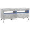 vidaXL LED-TV-Schrank Betongrau Holzwerkstoff
