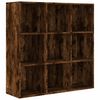 vidaXL B&uuml;cherschrank R&auml;uchereiche 98x29x97,5 cm