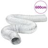vidaXL L&uuml;ftungsschlauch Aluminium 6 m &Oslash;15 cm