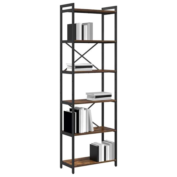 vidaXL B&uuml;cherregal Ger&auml;ucherte Eiche 40 x 30 x 85 cm Holzwerkstoff