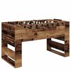 vidaXL Tischfu&szlig;balltisch Altholz 146,5 x 74 x 85 cm Holzwerkstoff