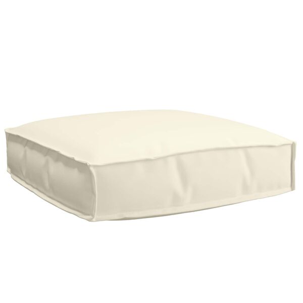 vidaXL Kissen Creme 60 x 60 x 12 cm Oxford-Stoff