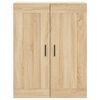 vidaXL Highboard Sonoma-Eiche 69,5x34x180 cm Holzwerkstoff