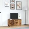 vidaXL TV-Schrank mit LED-Leuchten Altholz-Optik 100x41x50 cm