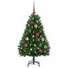 vidaXL Künstlicher Weihnachtsbaum Grün 120 cm PVC und Metall