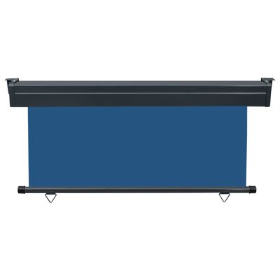 vidaXL Balkon-Seitenmarkise 170 × 250 cm Blau
