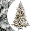 vidaXL K&uuml;nstlicher klappbarer Weihnachtsbaum 120 cm 150 LEDs