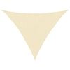 vidaXL Sonnensegel 160 g/m&sup2; Cremewei&szlig; 2,5x2,5x3,5 m HDPE