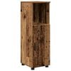 vidaXL Badezimmerschrank Altholz 30 x 35 x 95 cm Holzwerkstoff, Metall