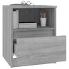 vidaXL Nachttische 2 Stk. Grau Sonoma 40x40x50 cm Holzwerkstoff