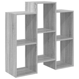 vidaXL Sideboard Sonoma-Grau 90 x 30 x 90 cm