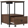 vidaXL Nachttisch Braun Eichen-Optik 42 x 41 x 56 cm Holzwerkstoff