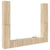 vidaXL 6-tlg. TV-Schrank-Set Sonoma-Eiche Holzwerkstoff