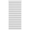 vidaXL Doppelrollo Hellgrau 100x200 cm Stoffbreite 95,9 cm Polyester