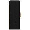 vidaXL Wandschrank Schwarz Eichen-Optik 34,5 x 34 x 90 cm