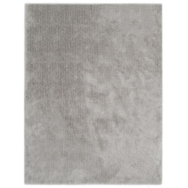 vidaXL Hochflor-Teppich 160 x 230 cm Grau