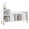 vidaXL TV-Schrank Wei&szlig; 100x35x55 cm Holzwerkstoff