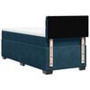 vidaXL Boxspringbett mit Matratze Blau 80x200 cm Samt