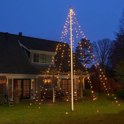 Ambiance Fahnenmast-Beleuchtung mit 192 LEDs 208 cm