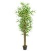 vidaXL Bambusbaum K&uuml;nstlich 1288 Bl&auml;tter 180 cm Gr&uuml;n