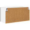 vidaXL H&auml;ngeschrank Schwarz Eichen-Optik 80 x 31 x 40 cm Holzwerkstoff