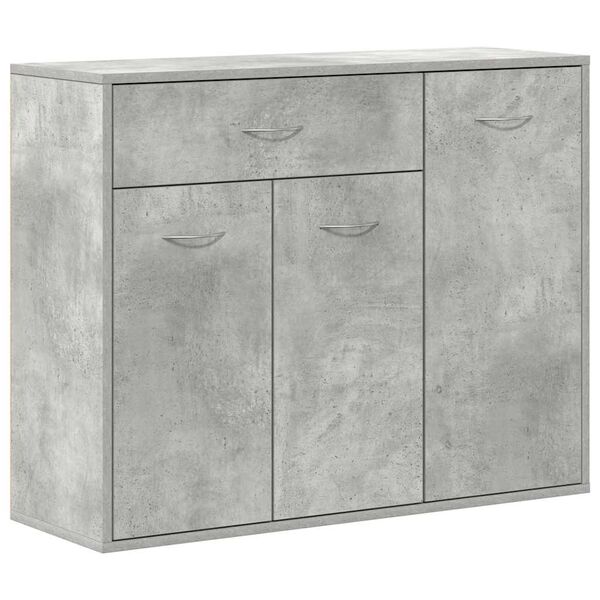 vidaXL Sideboard Betongrau 88x30x70 cm Holzwerkstoff