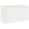 vidaXL Wandschrank Wei&szlig; 60x30x35 cm Massivholz Kiefer