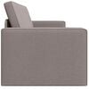 vidaXL Schlafsofa 200cm Taupe Stoff