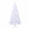 vidaXL K&uuml;nstlicher Weihnachtsbaum Wei&szlig; 180 cm PVC und Stahl