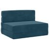vidaXL Klappsofa Bett Blau 70 x 80 x 60 cm Stoff
