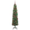 vidaXL K&uuml;nstlicher Weihnachtsbaum mit 300 LEDs mit St&auml;nder Gr&uuml;n 210 cm