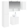 vidaXL Badezimmerschrank-Set 5 pcs Wei&szlig; 50 x 14,5 x 70 cm