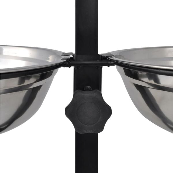 Futternapf Höhenverstellbar Napfständer, 2 x 1,6L