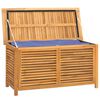 vidaXL Gartenbox mit Beutel 114x50x58 cm Massivholz Teak