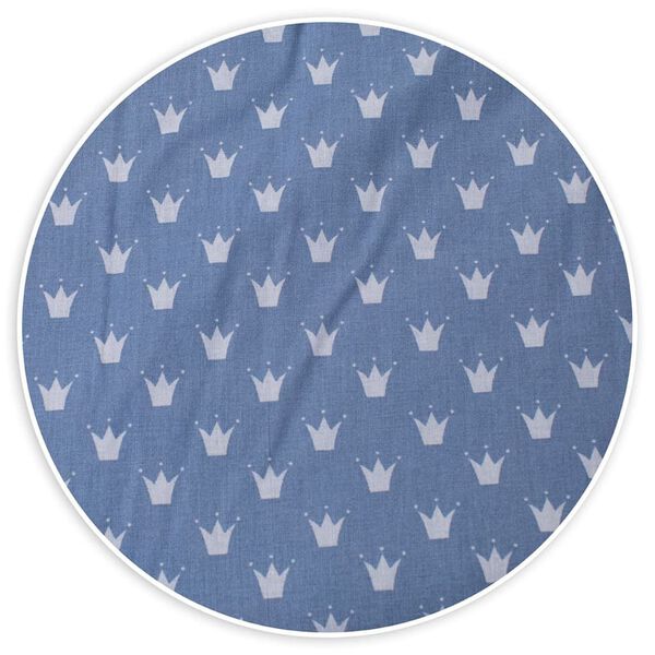 tiSsi Einlege-Nest f&uuml;r das Laufgitter Moritz Hellblaue Kronen