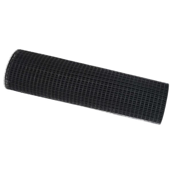 vidaXL Geschwei&szlig;ter Drahtzaun Grau 0,8 x 10 m