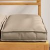 vidaXL Kissen 4 pcs Taupe 40 x 40 x 8 cm Oxford-Stoff