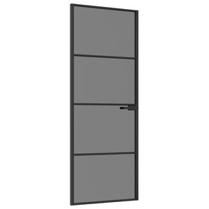 vidaXL Interior T&uuml;r 76 x 201,5 cm Verbautes Glas und Aluminium